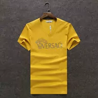 hombre versace shirt polo decoration perles or